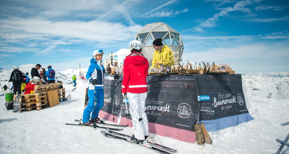 The highest farmer's market of the Alps in Ski amadé